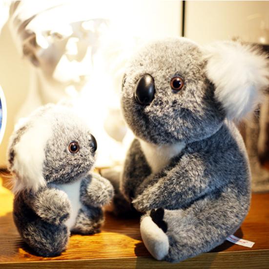 Plush Koala Bear Simulation Stuffed Animal Doll Toy Soft Koala Plushie for Kids Teens Adults Collectors Birthday Gifts