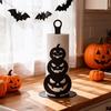 Wooden Base Santa Claus Towel Stand Acrylic Roll Paper Towel Holder Tissue Stand  Dining Table