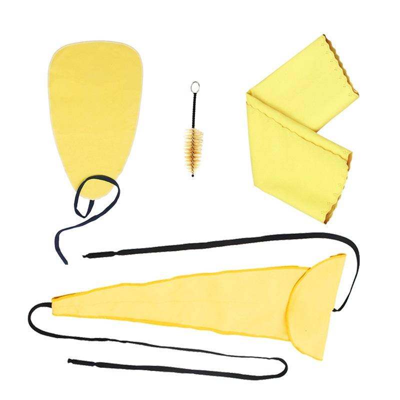 Saxophone Sax Cleaning Care Kit 3pcs Cleaning Cloth   Mouthpiece Brush Musical Instrument Maintenance Tool