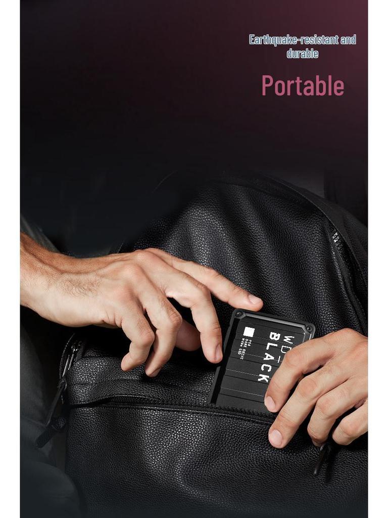 Western Digital BLACK P50 Portable SSD for PS4/XONE - Available in 500GB, 1TB, and 2TB.