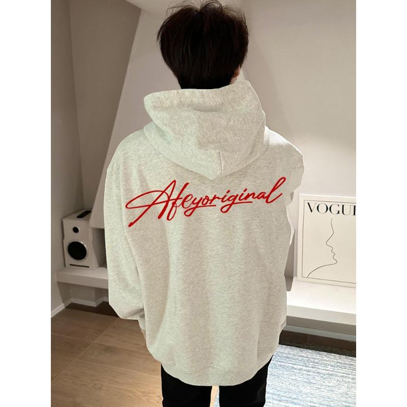 

Black Letter Printed Sweater Gentlemen Wear Hoodies in Autumn and Winter Coats. High Quality Durable Construction Practical Daily Use M