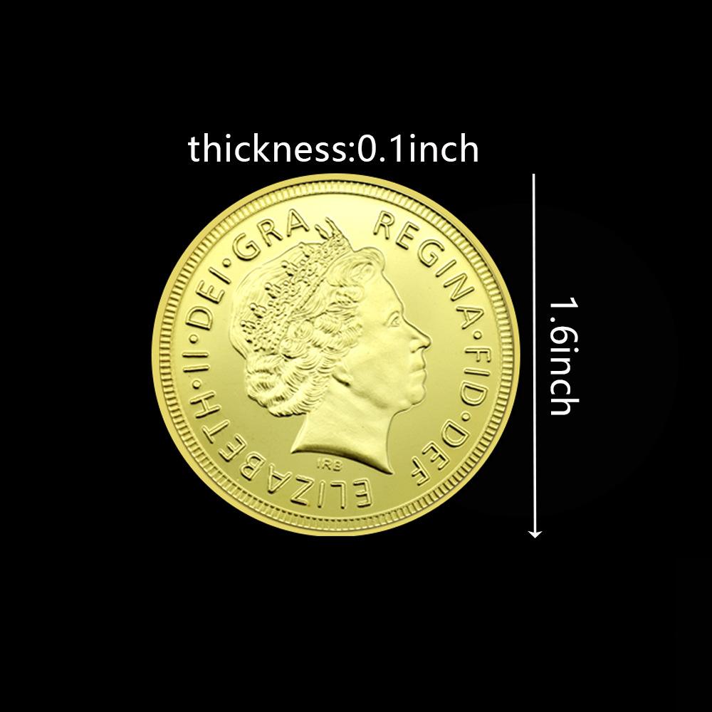Queen Elizabeth commemorative coins, 10 pieces, Elizabeth commemorative coins for various age groups, family collection