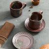 Ceramic coffee cup Japanese retro cup Couple pair cup Household creative coffee cup Hand brewed coffee cup Hanging ear cup