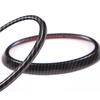 Black Carbon Fiber Texture ABS Car Exterior Front & Rear  Emblem Badge Ring Cover Trim Kit Fit for Subaru XV  New
