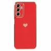 For Samsung Galaxy A13 5G Protective Case 6D Electroplating Love Heart TPU Phone Cover