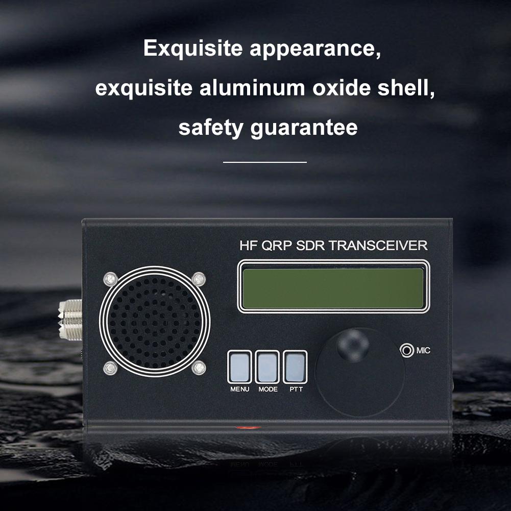 8 Band USDX USDR HF QRP SDR Transceiver SSB/CW Transceiver Built-in Battery HF Ham Radio with Mic Shortwave Transceiver Charger