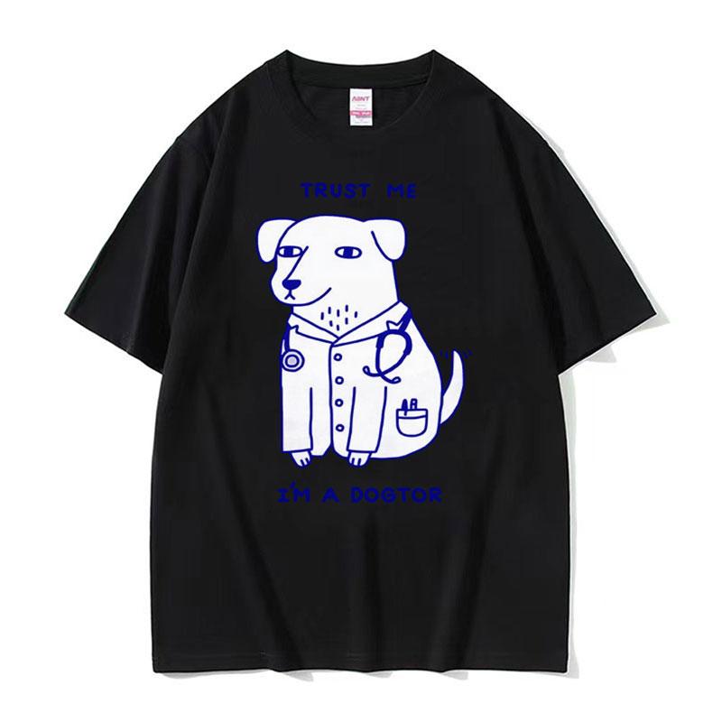 Trust Me I m A Doctor Dog T-shirt L