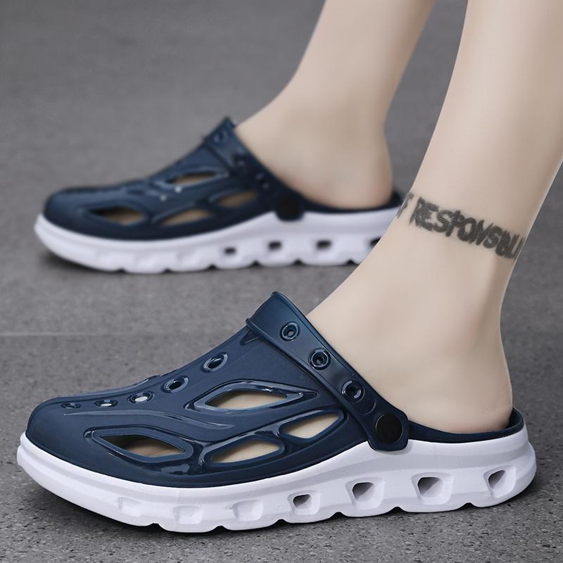 Summer Men's Garden Clogs Sandals Male Outdoor EVA Comfortable Clogs Casual Sandal Men Beach Slippers Water Shoes Pool Sandals