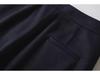 Women's High-Waist Wool Tweed Trousers - Versatile, Thick, Anti-Wrinkle, Drape, Straight Fit for Autumn/Winter