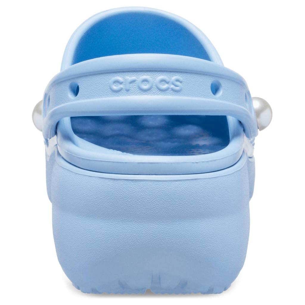 Crocs Classic Platform Pearl Clog EVA Comfortable and Versatile Hole Shoes Women's Blue