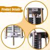 Air Variable Capacitor 20PF to 240PF,Compact,Sturdy,Easy Install,Accessories for DIY Project