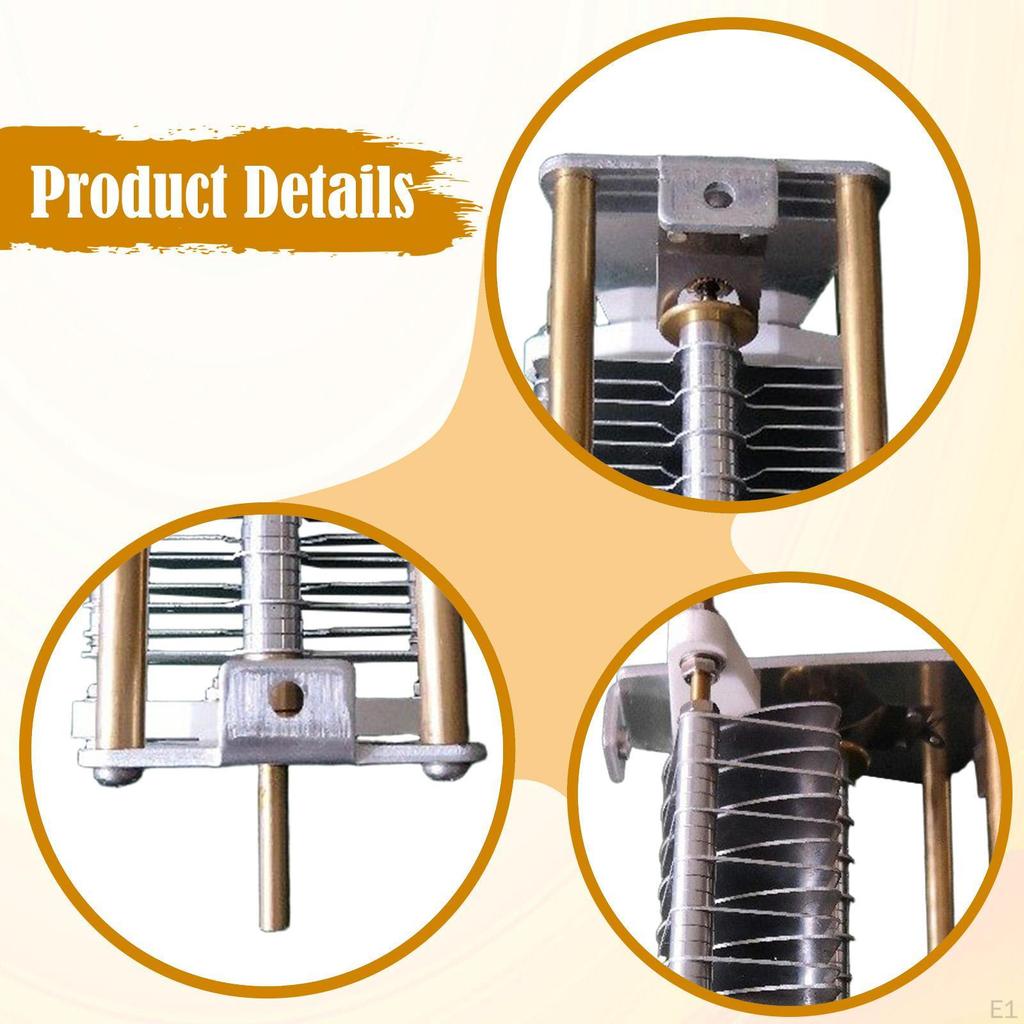Air Variable Capacitor 20PF to 240PF,Compact,Sturdy,Easy Install,Accessories for DIY Project