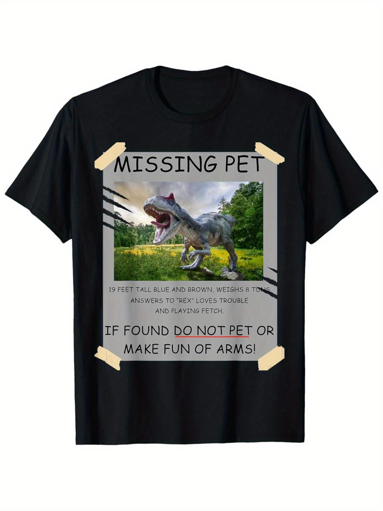 Missing Dinosaur Rex T-shirt M