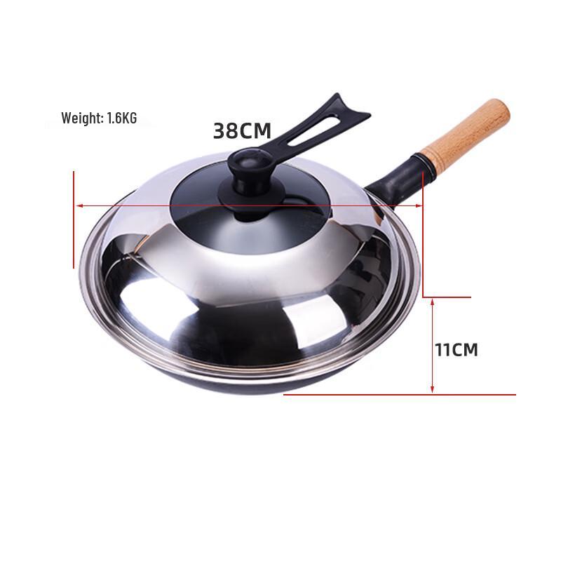 Yoshida Craftsman 38cm Fine Iron Non-stick Wok