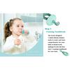 Baby Toothbrush Toddler Toothbrush for Age 0-5 Years Old, BPA Free Silicone Infant Toothbrush for Baby Gum Care with Baffle To Prevent Swallowing