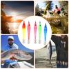 5 Pcs Luminous Squid Jigs Artificial Fishing Lures with 2 Layer Hooks Fish Tackle Accessories