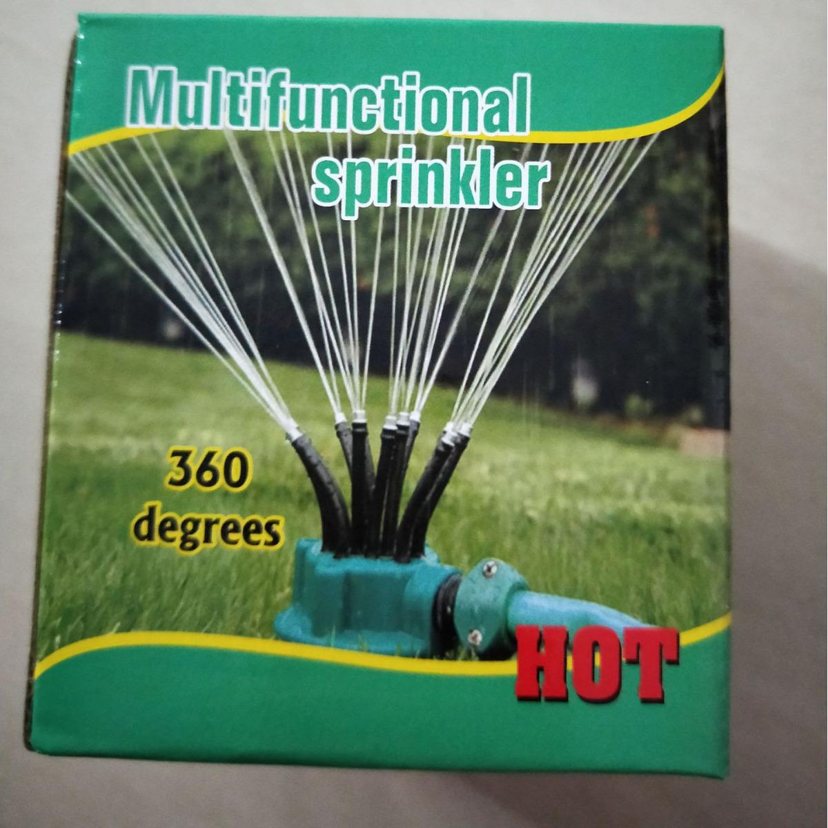 

360° Garden Multi-Head Automatic Sprinkler Nozzle зелёный
