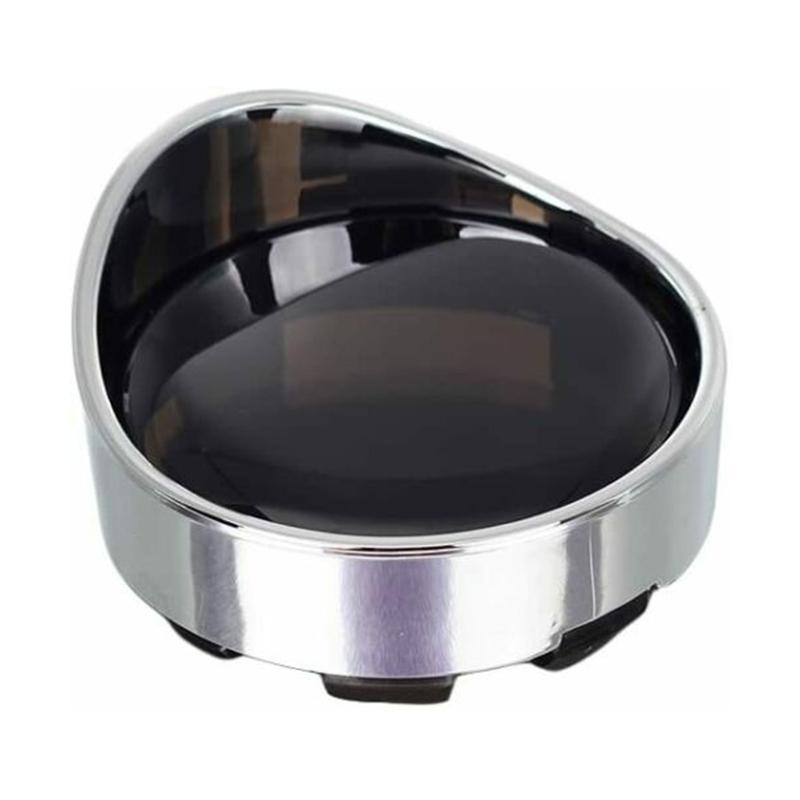 Visor Turn Signal Bezels Trim Ring Lens for Harley Softail Sportster Dyna Touring FLHX,Chrome ABS Motorcycle Indicator Cover 1 Pair