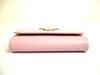 Authentic PRADA Light Pink Saffiano Metal Leather 4 Pics Key Chain #a959  Refurbished