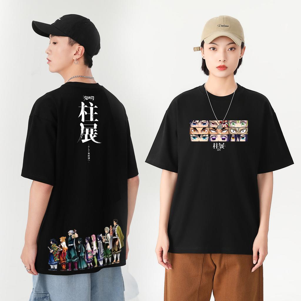 Anime T-shirt Peripheral Fan Gift Harajuku Retro Printing Short Sleeve Casual Y2K Street Sportswear Unisex