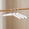 Foldable Travel Hanger with Clothes Hangers Hangers for Cruise Collapsible Space-Saving Clips Portable Vacation Suitcases