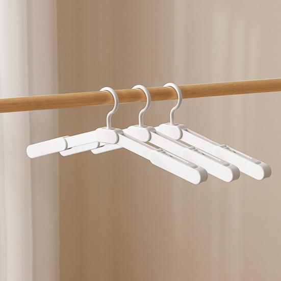 Foldable Travel Hanger with Clothes Hangers Hangers for Cruise Collapsible Space-Saving Clips Portable Vacation Suitcases