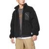 Li-Ning Anti-Series Warm Fleece-Lined Patch Pocket Detail Stand Collar Thick Winter Jacket Men Jackets Black AFDSA67-4