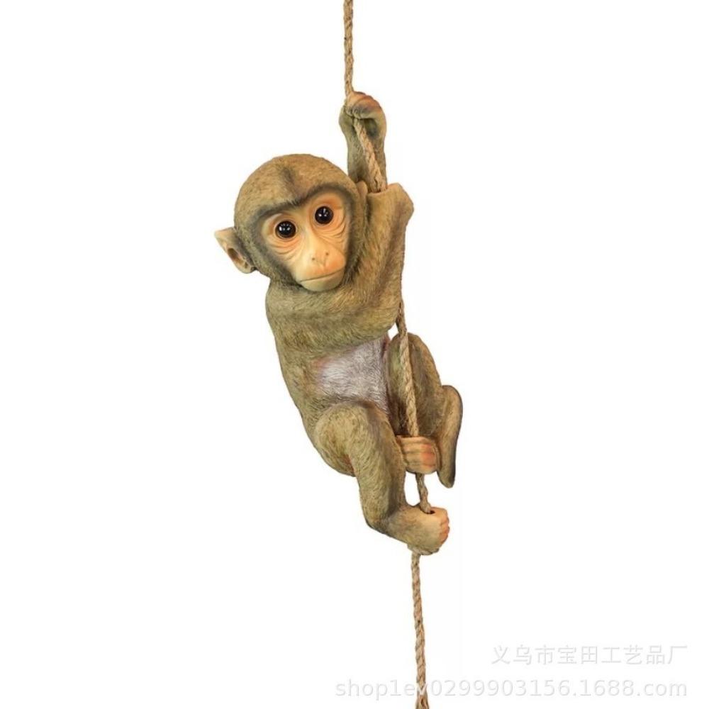 

Ручная работа Обезьяна Подвесное украшение Полимерные изделия Статуэтка животного Домашний декор Monkey
