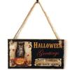 Wooden 10*20cm Halloween Hanging Board Decor Festival  Indoor and Outdoor Perfect Decoration Event Party Supplies