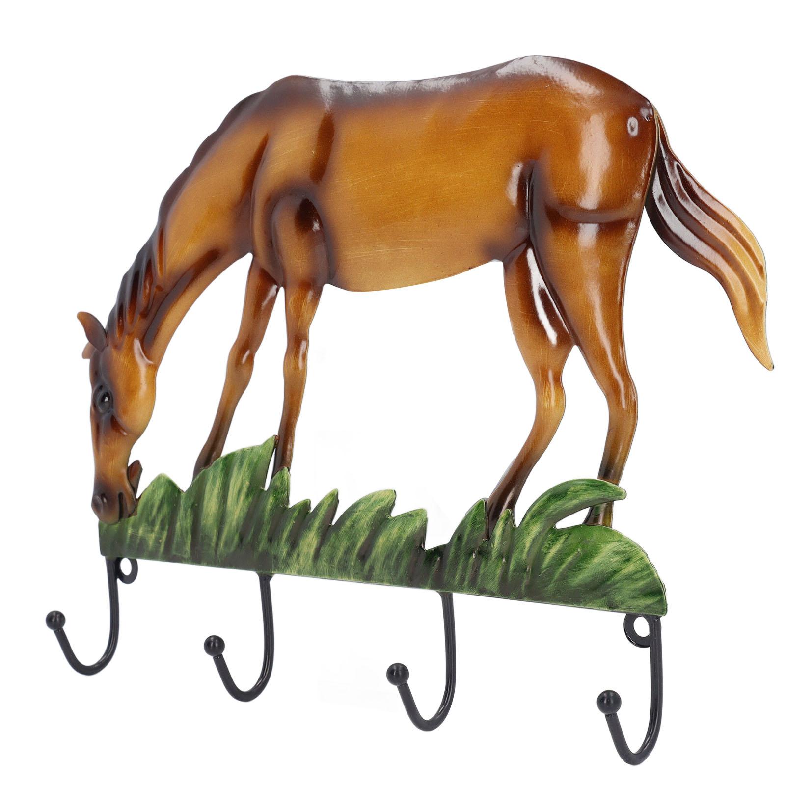 

Крючок для одежды для лошадей, многофункциональный, модный, металлический, художественный декор, вешалка для лошадей для входа