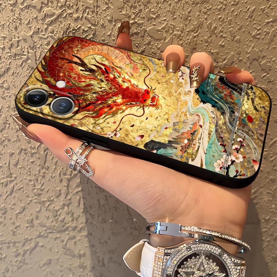 Cartoon Cool Dragon Horse Case for Apple iPhone 17 Pro Max 14 Air 15 Pro 7 8 11 16 13 XR XS MAX 12 Funda Phone Cover