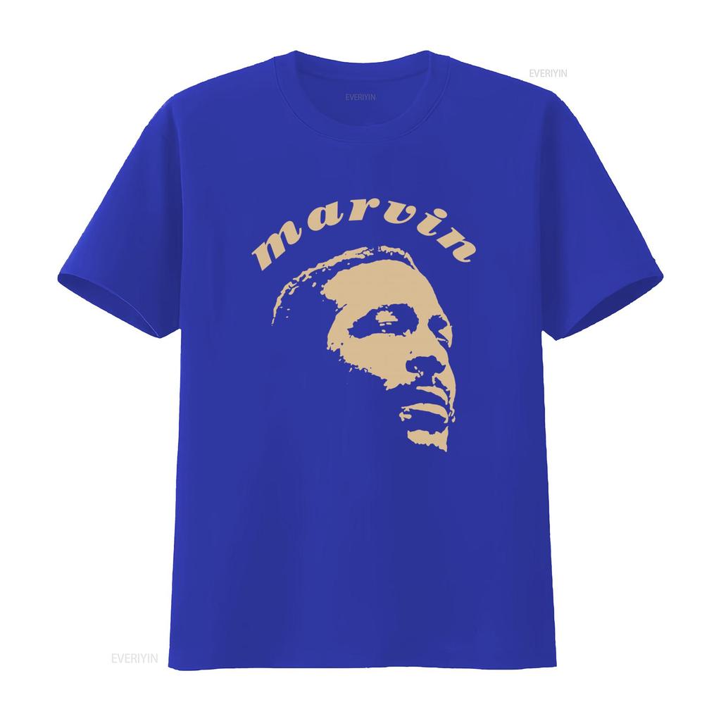 Marvin Gaye Soul Motown Music T Shirt Retro Style for Lovers Vintage Washed Top For Everyday Wear Fashion Graphic Stylish