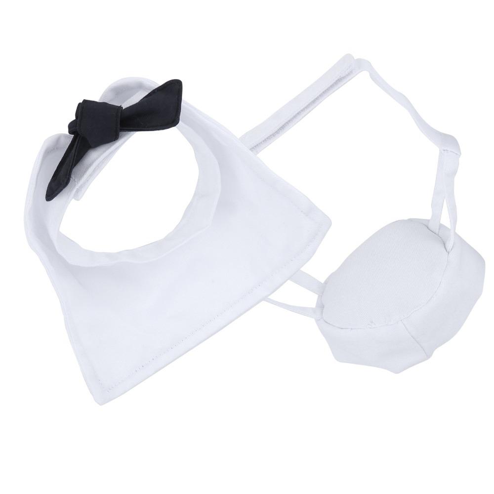 13.4 to 16.14in Hat Pet Sailor Suit Pet Hat and Shawl for Halloween Christmas Parties Daily Use