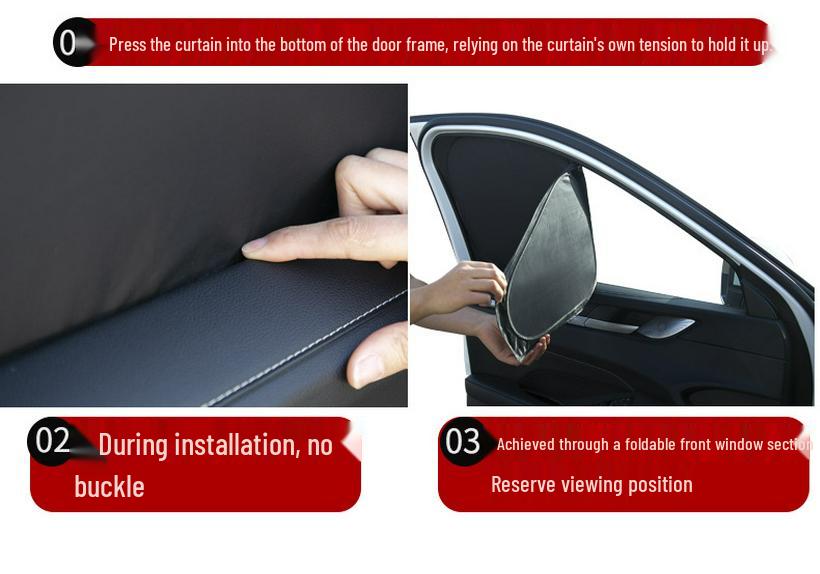 Chrysler 300C Car Sunshade: Sun Protection, Heat Insulation, Light Blocking, Privacy for Camping