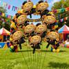 10pcs Mini Monkey-Shaped Foil Balloons Graduation Season Party Decorations Festival Graduation-Themed Party Supplies Photo Props