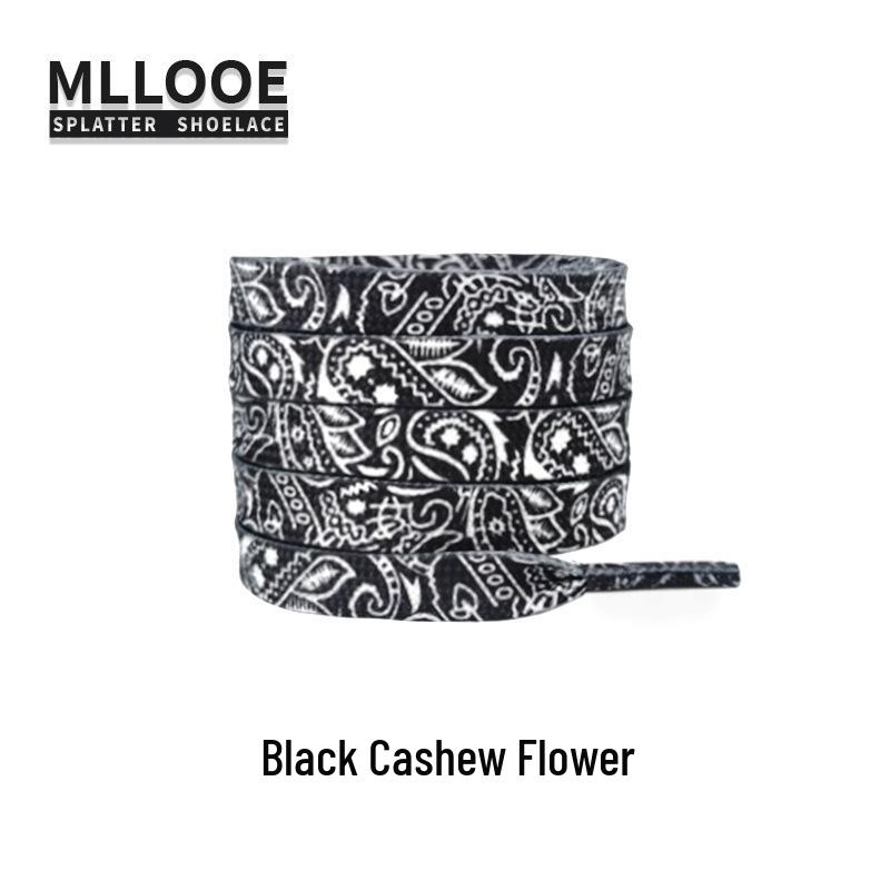 Cashew Flower Shoelaces for Air Force One AF1 & Casual White Sneakers