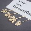 2PCS Metal Vintage Hair Pin Clip for Women/Girl Headwear Gold Color Leave Hairpins Barrettes Styling Hair Accessories Gifts