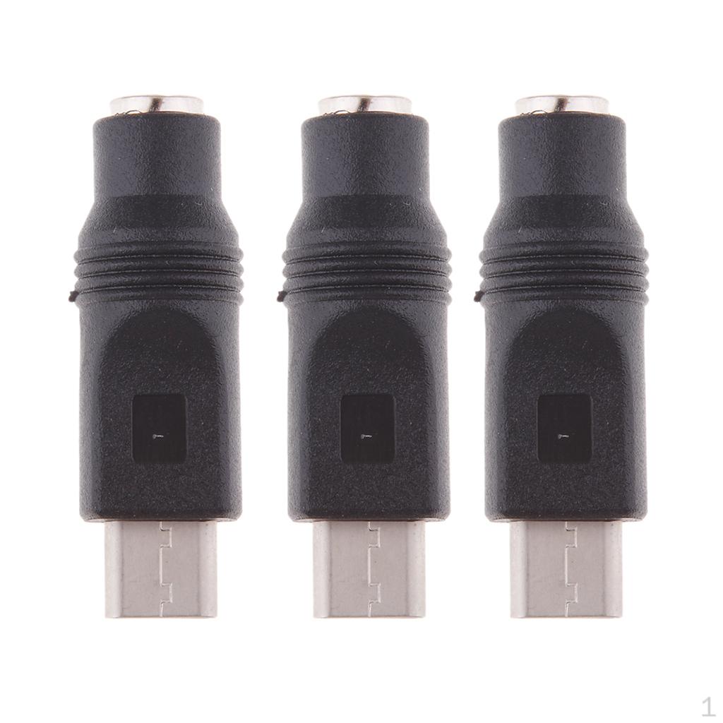 

3x Штекер на гнездо 5,5 x 2,1 мм для