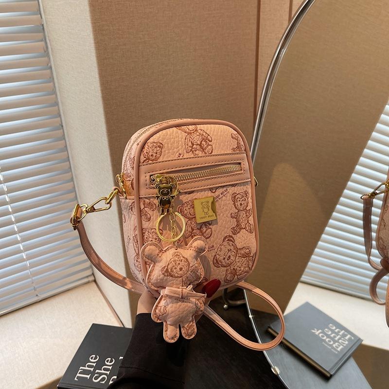 Bag Women's Spring Niche Popular New Trend Fashion Single Shoulder Simple Oblique Span Commuter Mobile Phone Bag