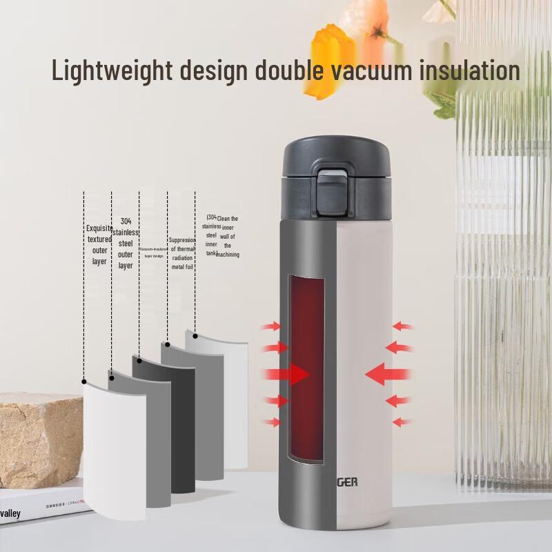 Tiger MKA-K48C Antibacterial Flip-top Stainless Steel Vacuum Flask