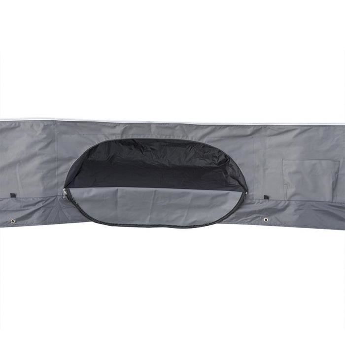 Pare-vent - deplace caravane - 50 cm - 4 à 6 mètres - 2 compartiments de rangement - sac inclus