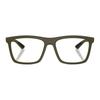 Prada optical glasses Temple red brand logo injection molding square men's Matt green 54/17/145 - h.41 basic packaging-glasses case + packaging box