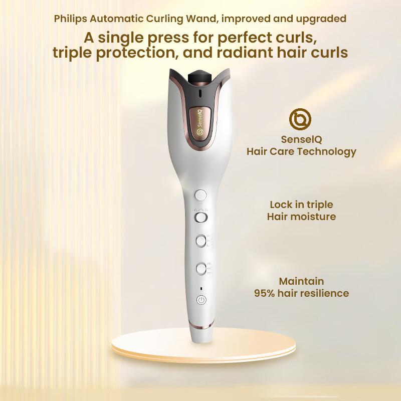 Philips Automatisch rotierender Lockenstab