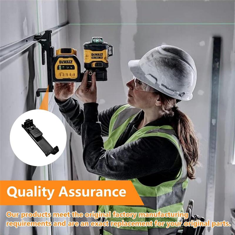 A72U 2Pack Wall Mount Level Support For Laser Level DW0811LG DW0811LR Laser Level Accessories Leveling Tools nero