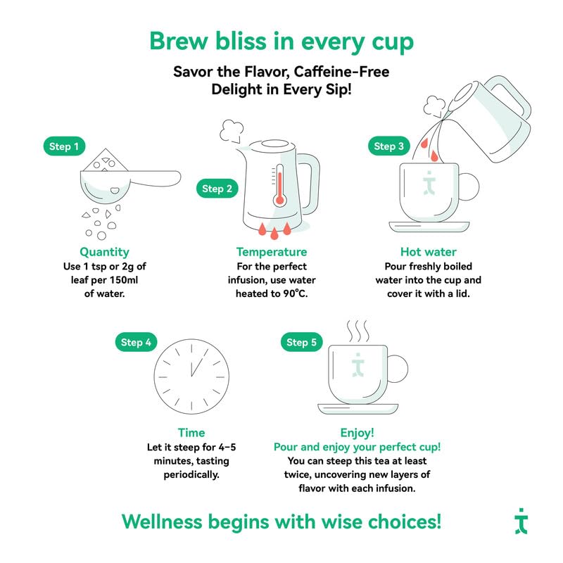 Tea Troops Spearmint Herbal Tea | Caffeine-Free | Digestion Support Stress Relief Sleep Aid | Natural Wellness Booster | 50g Loose Leaves