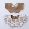 Double-Sided Waterproof Cotton Baby Bib - 360° Rotating, Breathable Gauze Saliva Towel