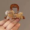 Cartoon Claw Clip for Women Kids Hair Claw Clip Dog/Cat Hair Grip Hair Styling Ponytail Holder for Daily Use Hair Decors