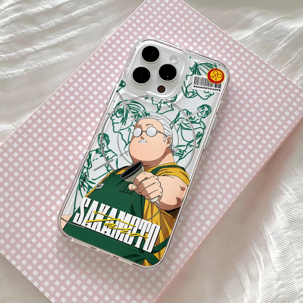 SAKAMOTOS DAYS Handyhülle Für Samsung Galaxy S25 S24 S23 S22 S21 S20 FE Note20 Note10 Edge Plus Ultra Lite 5G Klare Rückseite