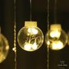 Solar LED Star Curtain Lights for Windows and Courtyard Decor