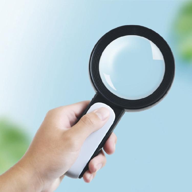 30x Magnifying Glasses with 18 LED lights Cold and Warm Light  Reading Glass